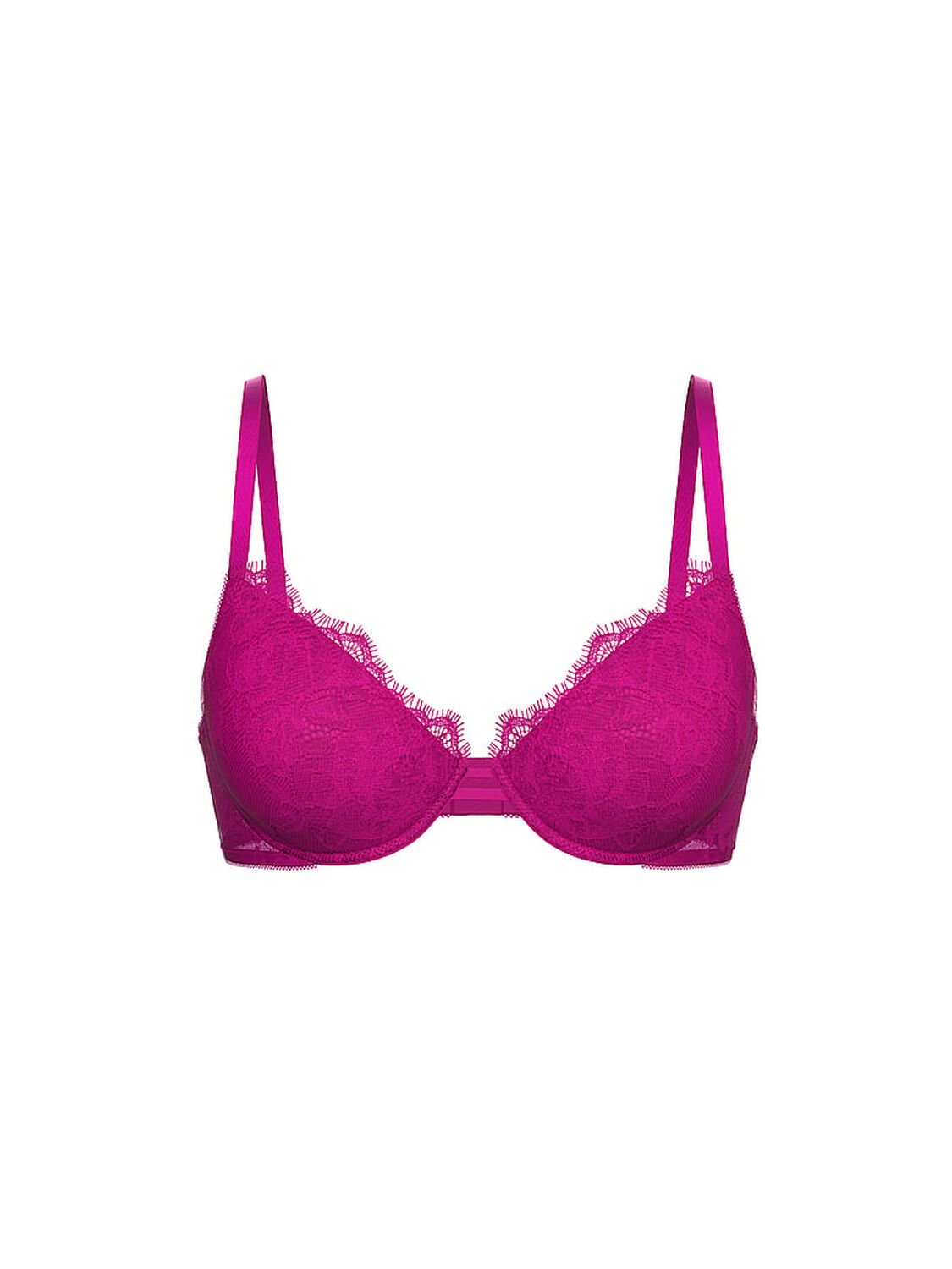 vs Very Sexy Rose Lace Push-Up Bra Berrylicious 3 of 3 