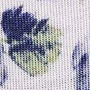 Cotton Lace-Waist Bikini Panty, Icy Lavender Roses, swatch