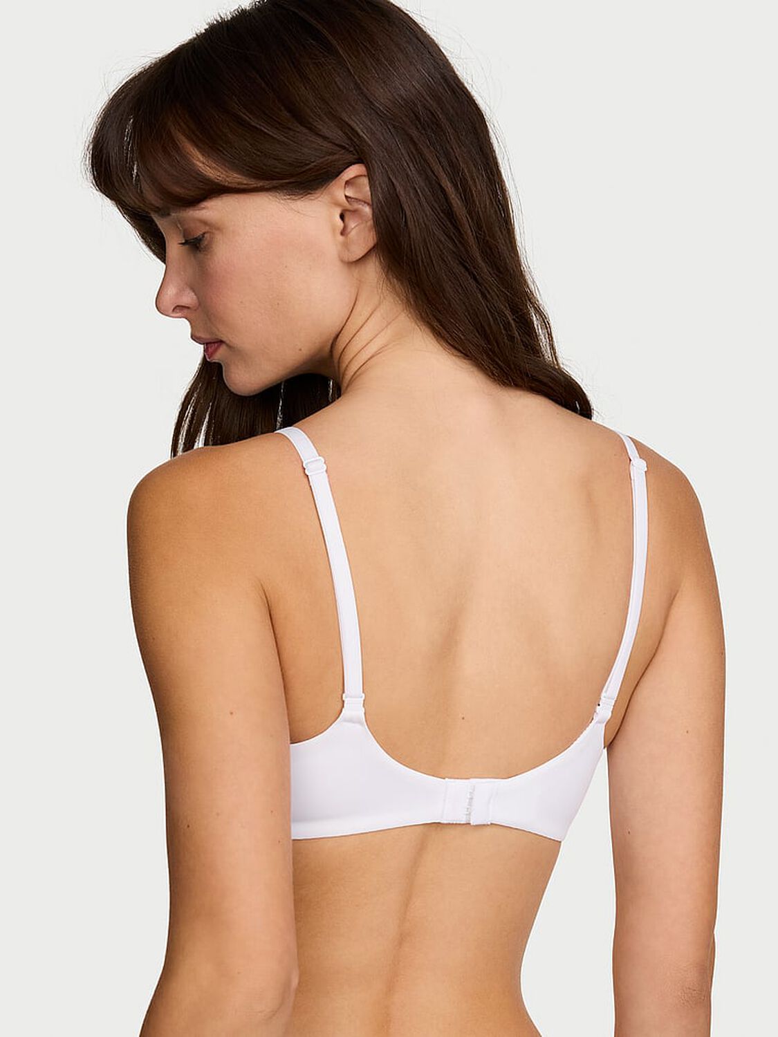 vs The T-Shirt Smooth Lightly Lined Wireless Bra Vs White 2 of 4 
