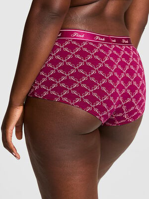 Rose Lace Shimmer High-Leg Cheeky Panty
