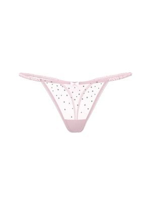 Crystal Shimmer String Thong Panty