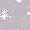 No-Show Thong Panty, Feather Blue Foil Bees, swatch