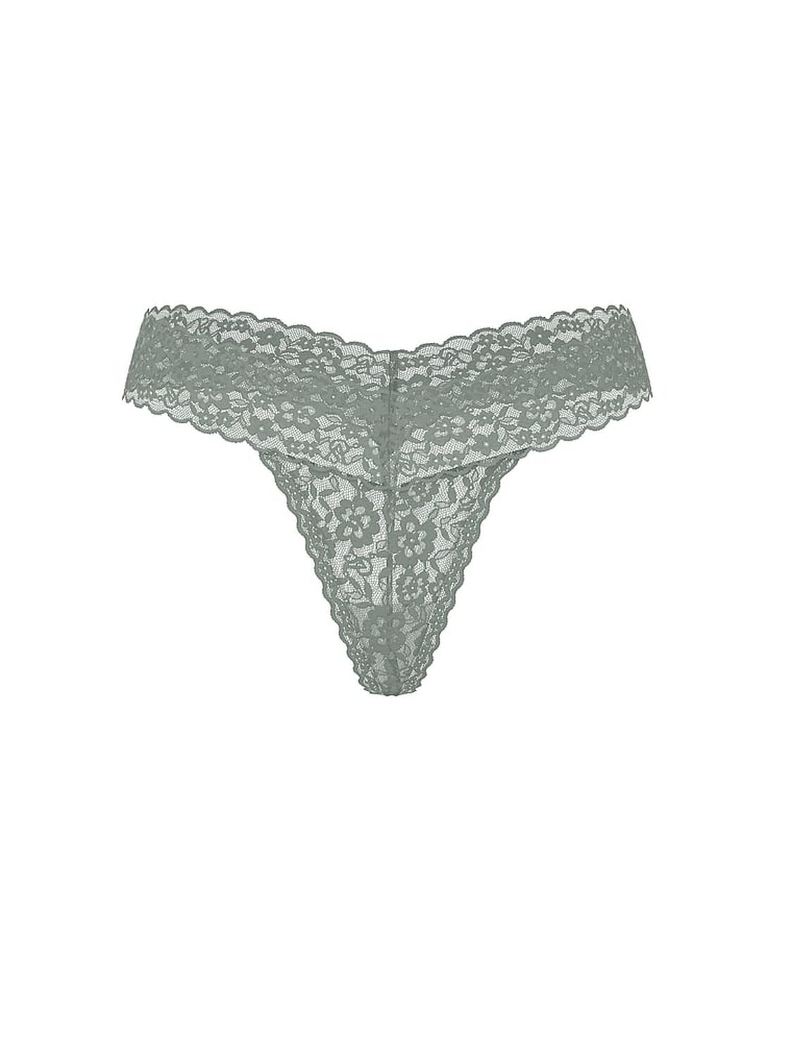vs The Lacie Lace Thong Panty Faded Sage 3 of 3 