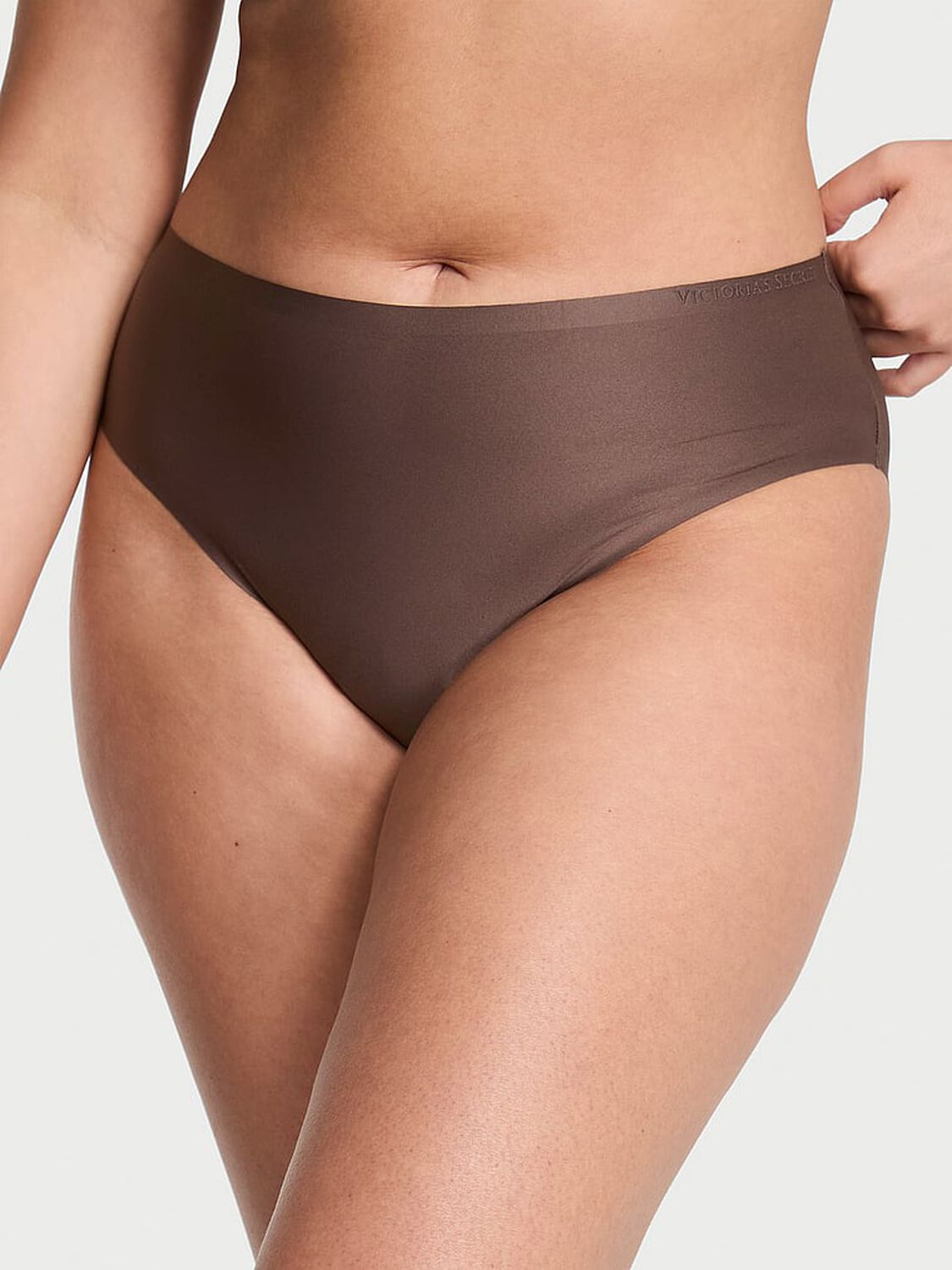 vs Body By Victoria Body by Victoria Flex Mid-Rise Bikini Panty French Roast 1 of 3 