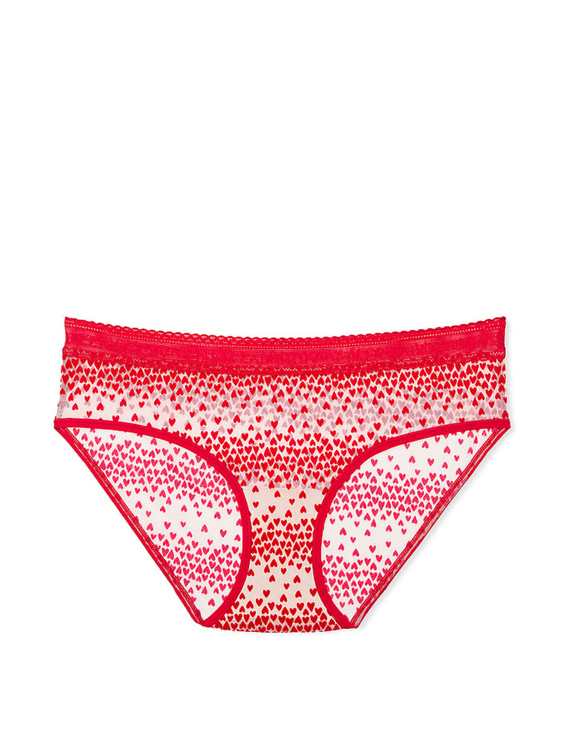 vs Cotton Logo Flocked Hearts Hiphugger Panty 3 of 3 