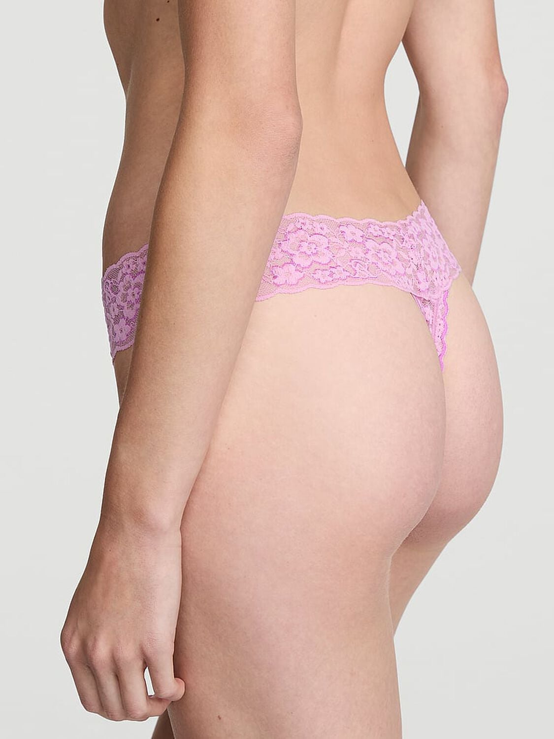 vs The Lacie Lace Thong Panty Bikini Pink 2 of 3 