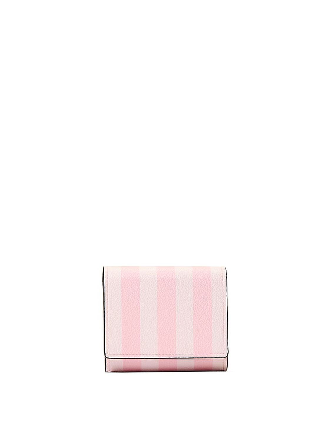 vs Victoria's Secret Small Flap Wallet Heritage Stripe 1 of 2 