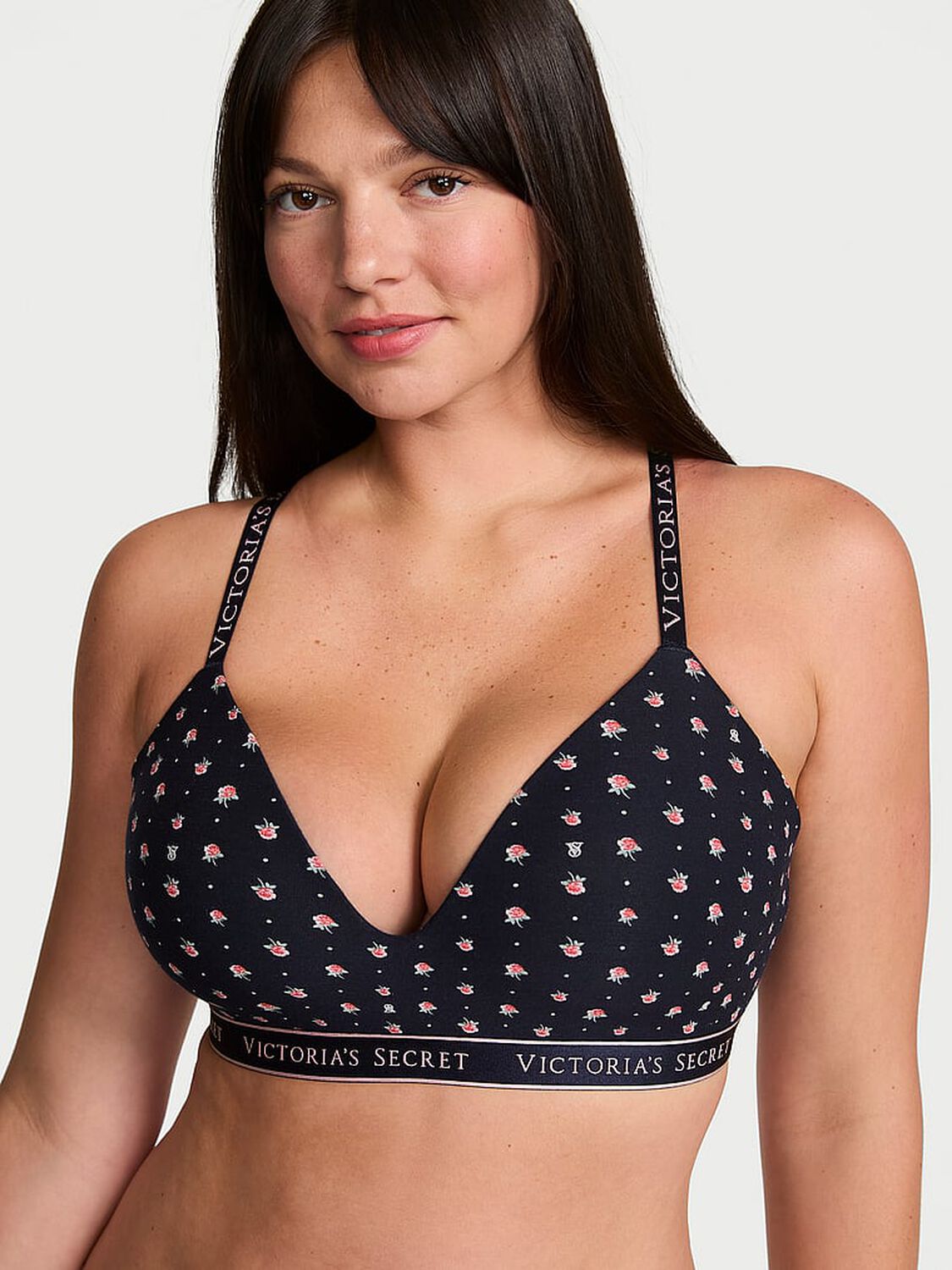 vs The T-Shirt Cotton Lightly Lined Wireless Bra 1 of 3 