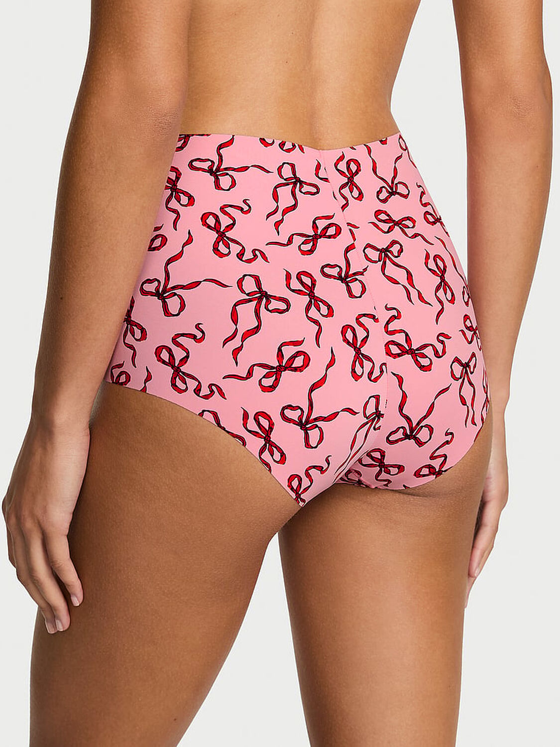 vs No-Show No-Show Modern Brief Panty Pink Bows 2 of 2 
