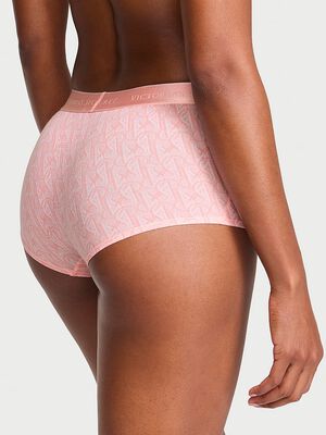Logo Cotton Boyshort Panty