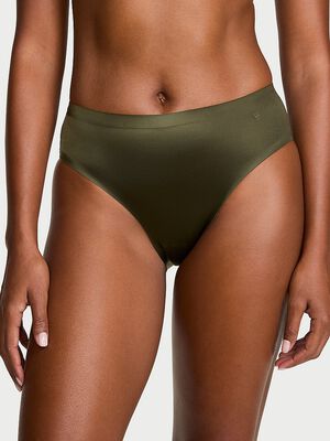 No-Show High-Shine Mid-Rise Bikini Panty