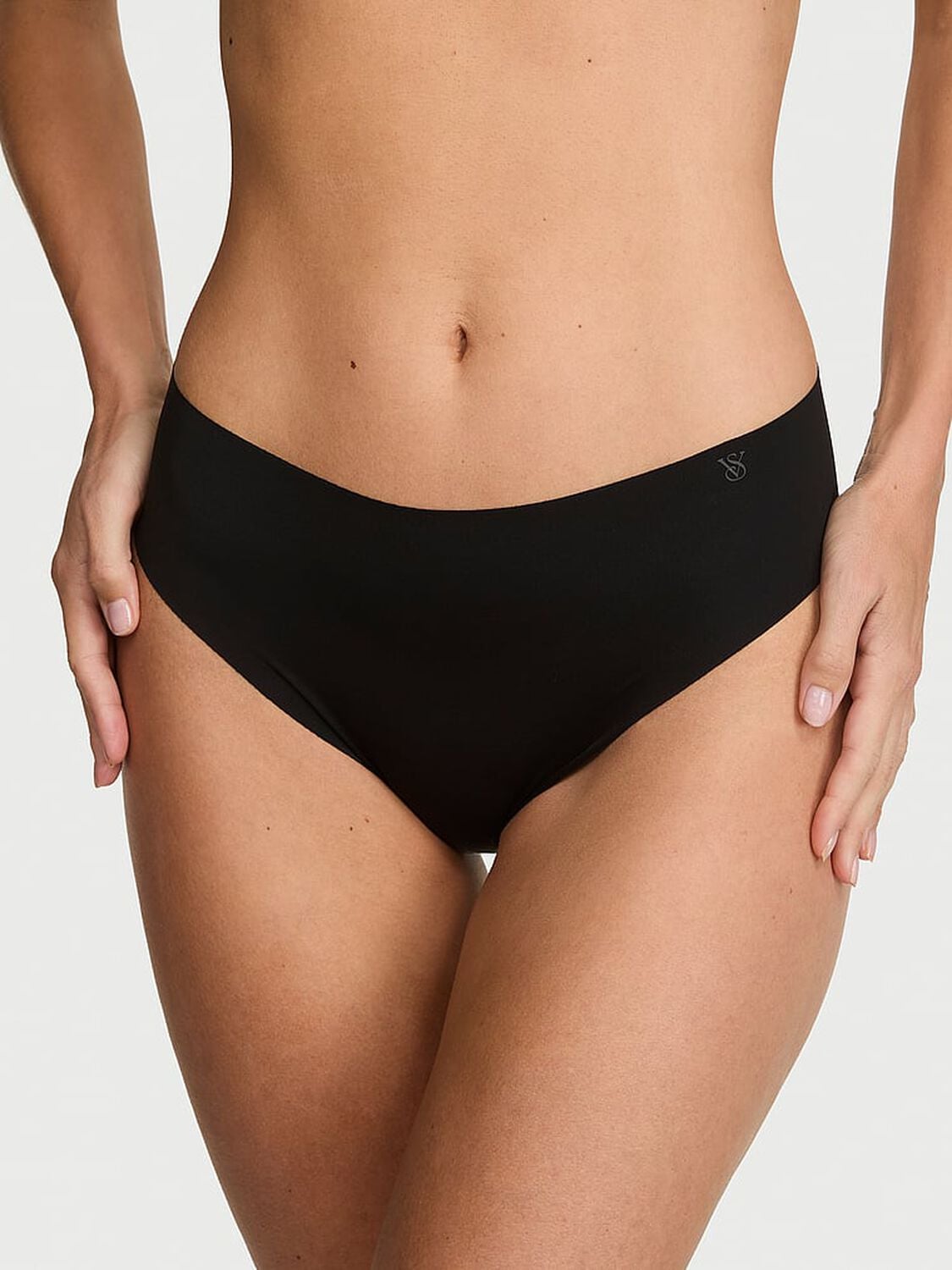 vs No-Show No-Show Mid-Rise Bikini Panty Black 1 of 3 