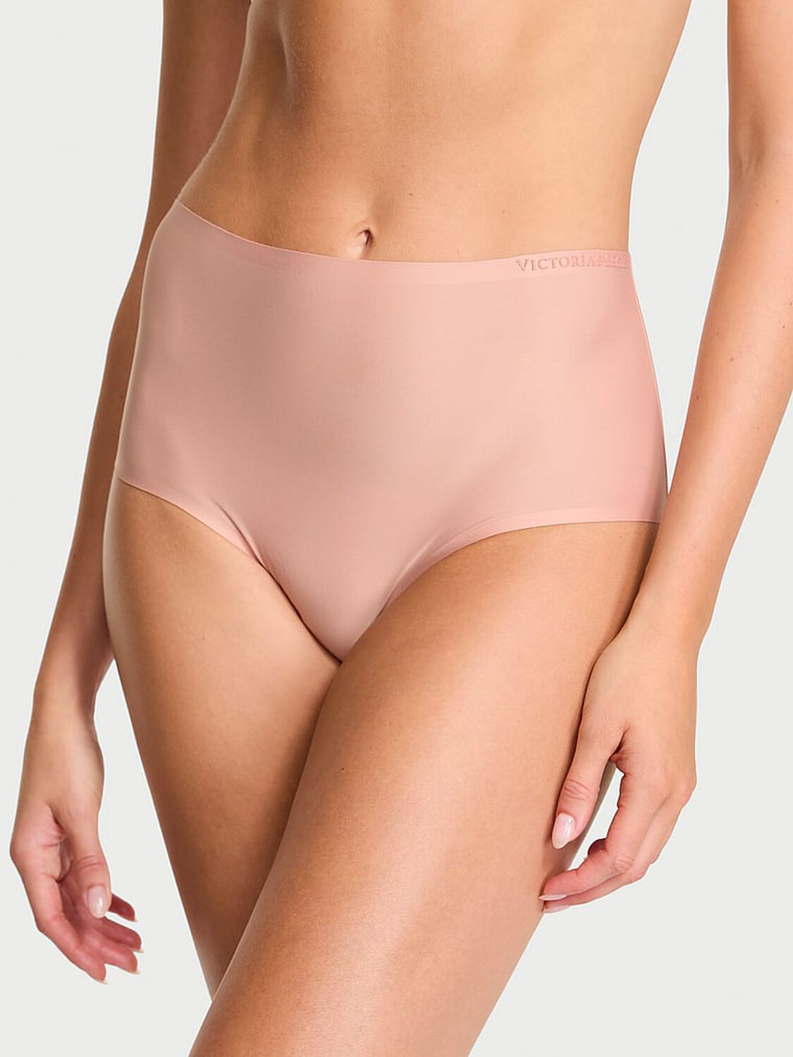 vs Body By Victoria Body by Victoria Flex Mid-Rise Modern Brief Panty Macaron 1 of 3 