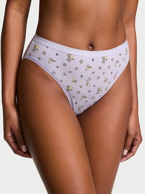 Stretch Cotton High-Leg Brief Panty