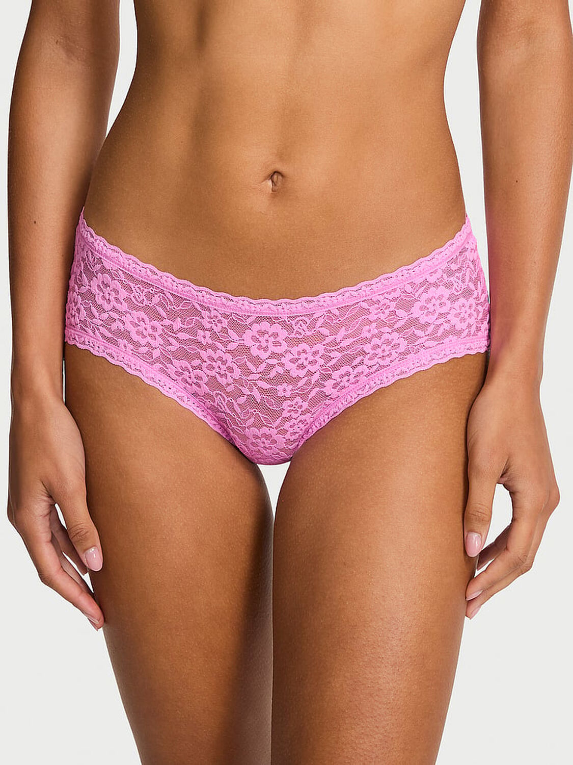 vs The Lacie Lace Keyhole Cheeky Panty Beach Orchid 1 of 4 
