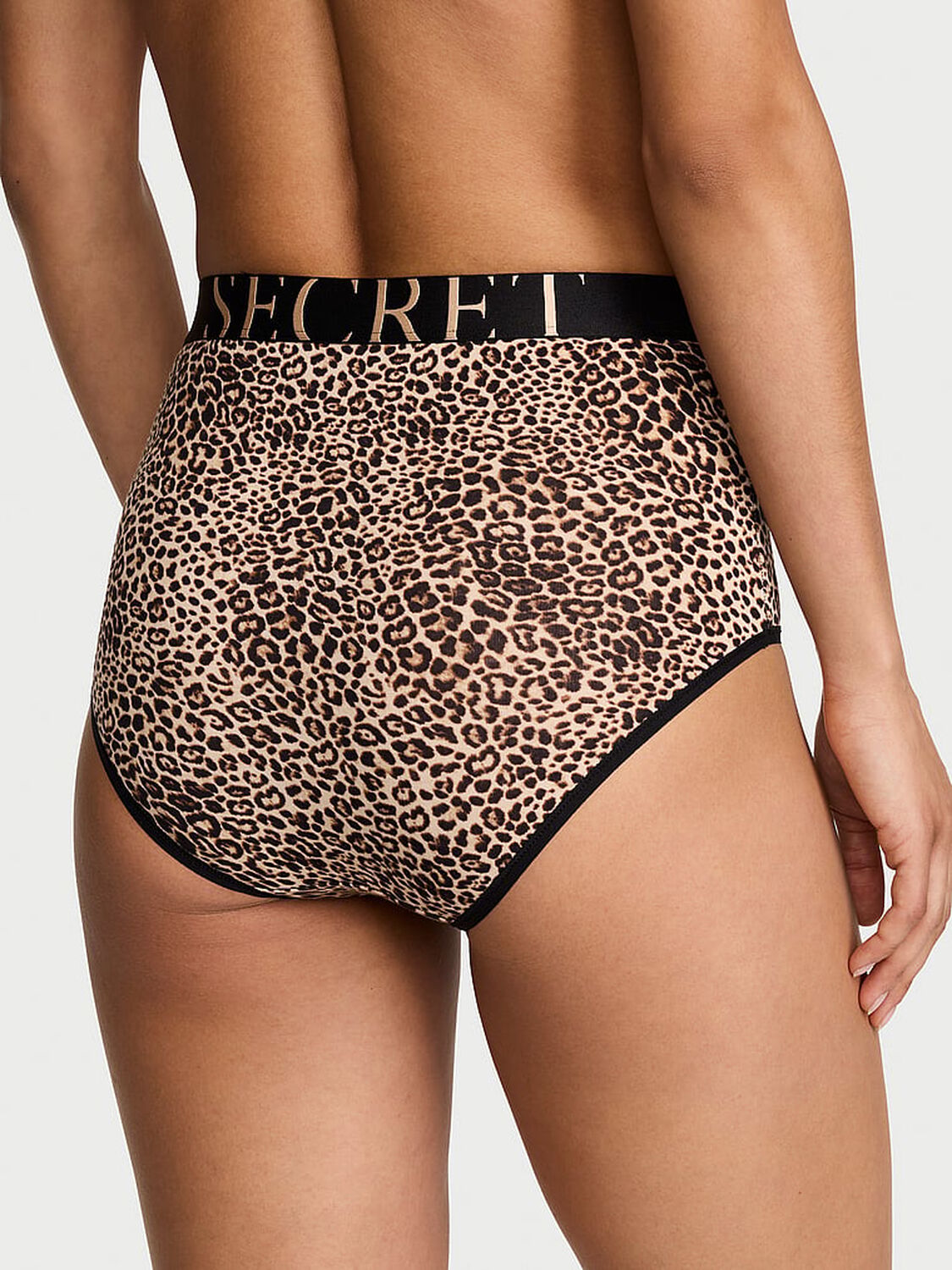 vs Cotton Exploded Logo Cotton Modern Brief Panty Leopard 2 of 4 
