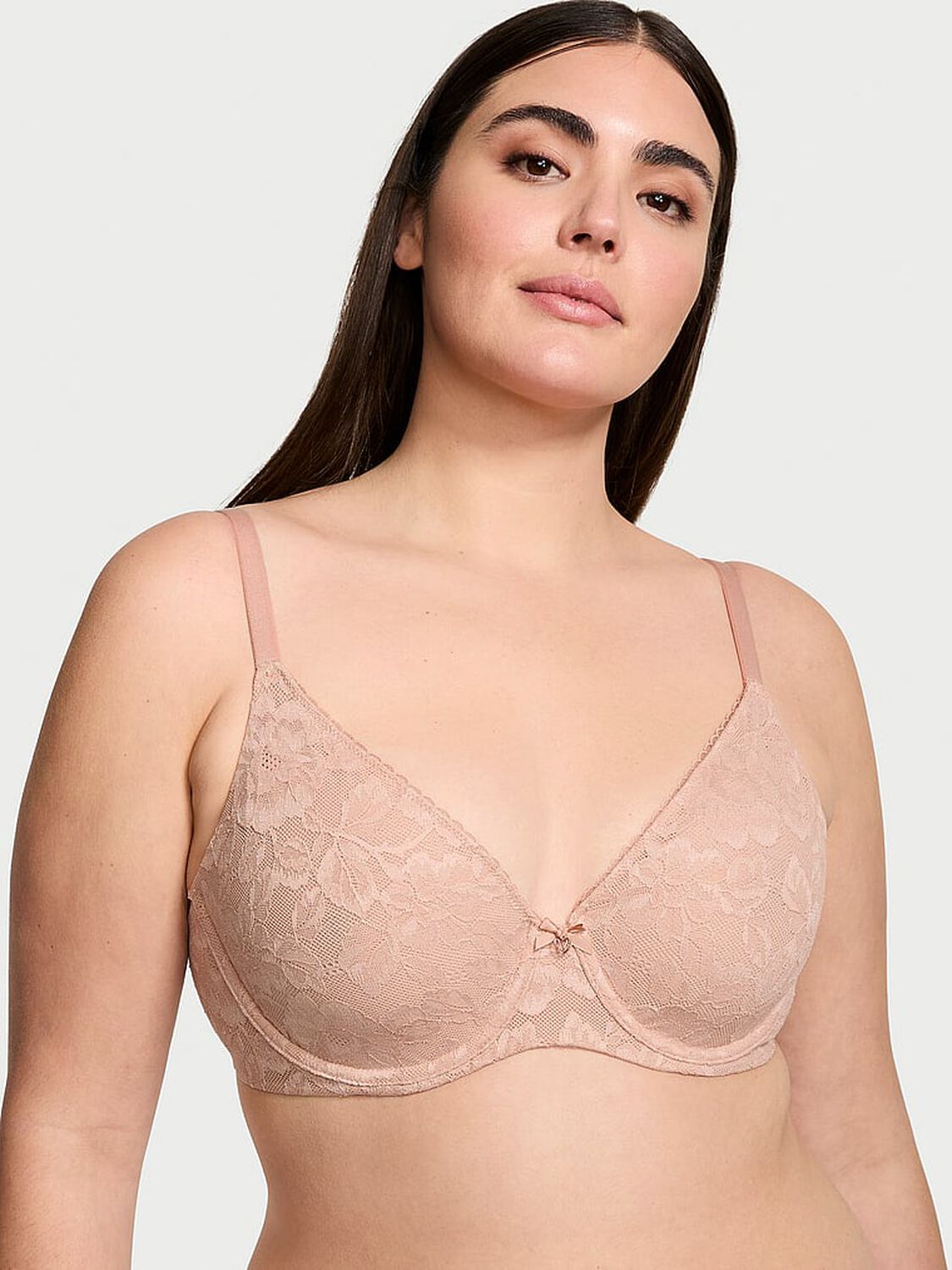 vs Body By Victoria Invisible Lift Full-Coverage Minimizer Bra Macaron 1 of 5 