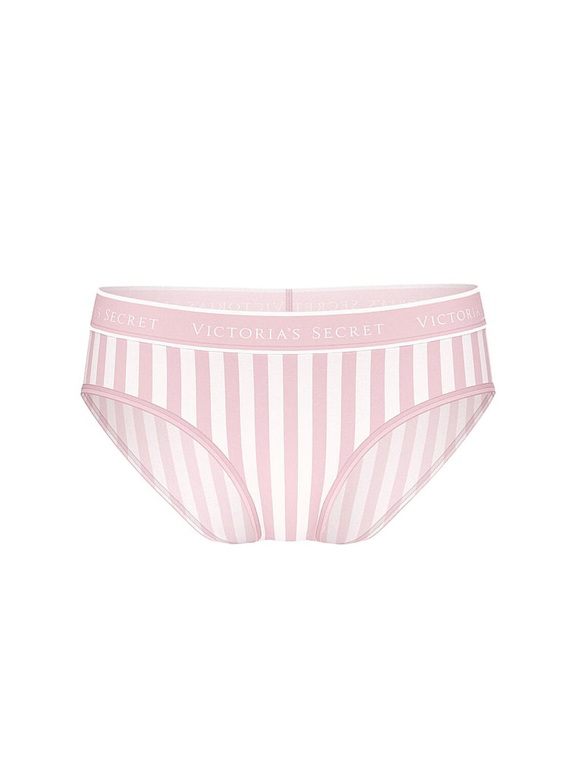 vs Cotton Logo Cotton Hiphugger Panty Pretty Blossom Stripes 1 of 1 