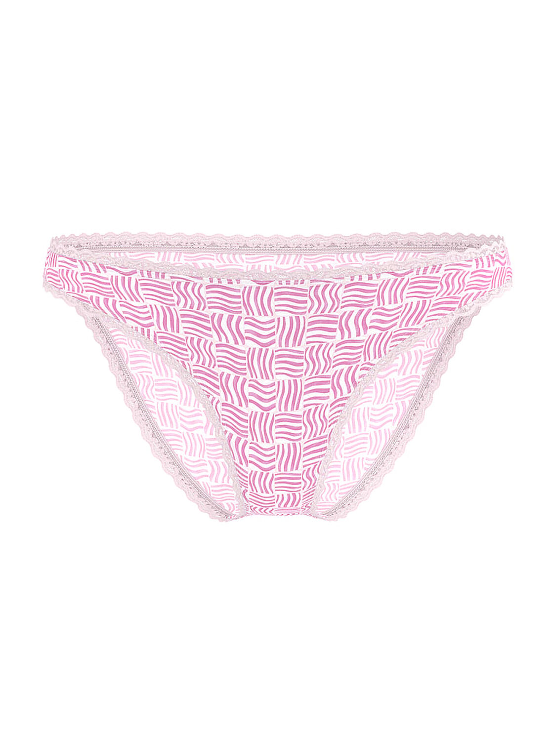 vs The Lacie Lace-Waist Bikini Panty Pink Waves 3 of 3 