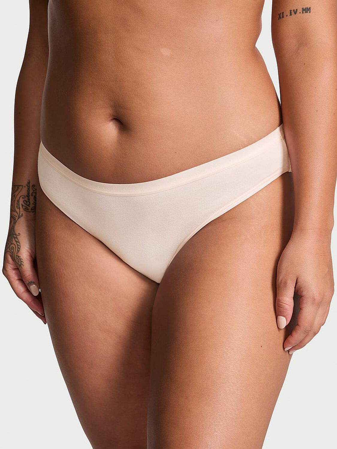vs Victoria's Secret Stretch Cotton Bikini Panty Purest Pink 1 of 3 