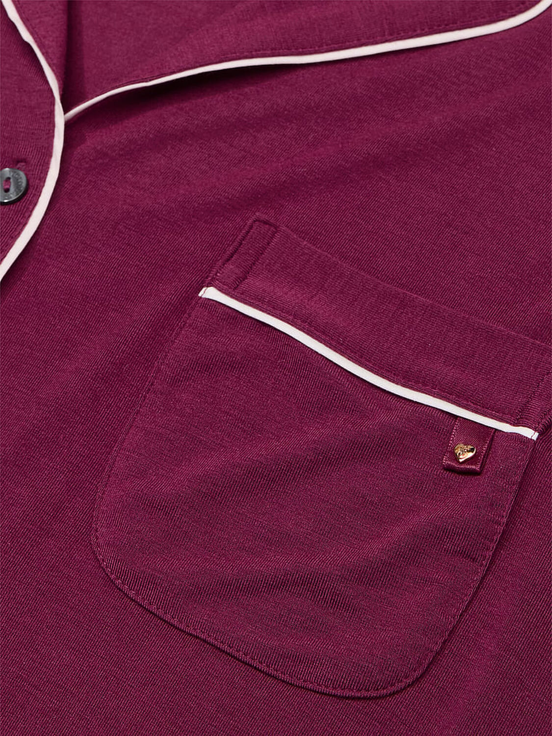 vs Victoria's Secret Modal Long Pajama Set Plum Rouge 4 of 4 