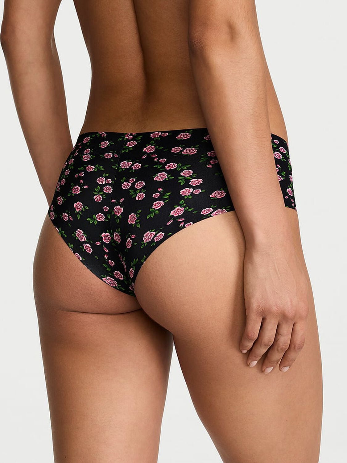vs No-Show No-Show Cheeky Panty Black Roses 2 of 3 