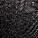 Shine Strap Rose Lace Lightly Lined Low-Cut Demi Bra, Black, swatch