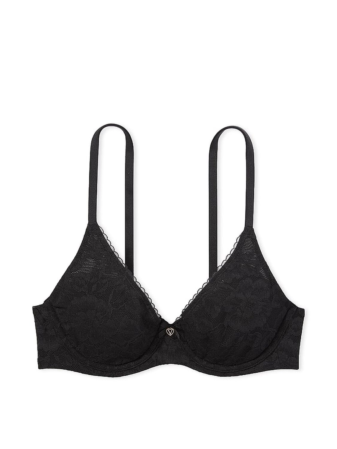 vs Body By Victoria Invisible Lift Full-Coverage Minimizer Bra Black 3 of 5 