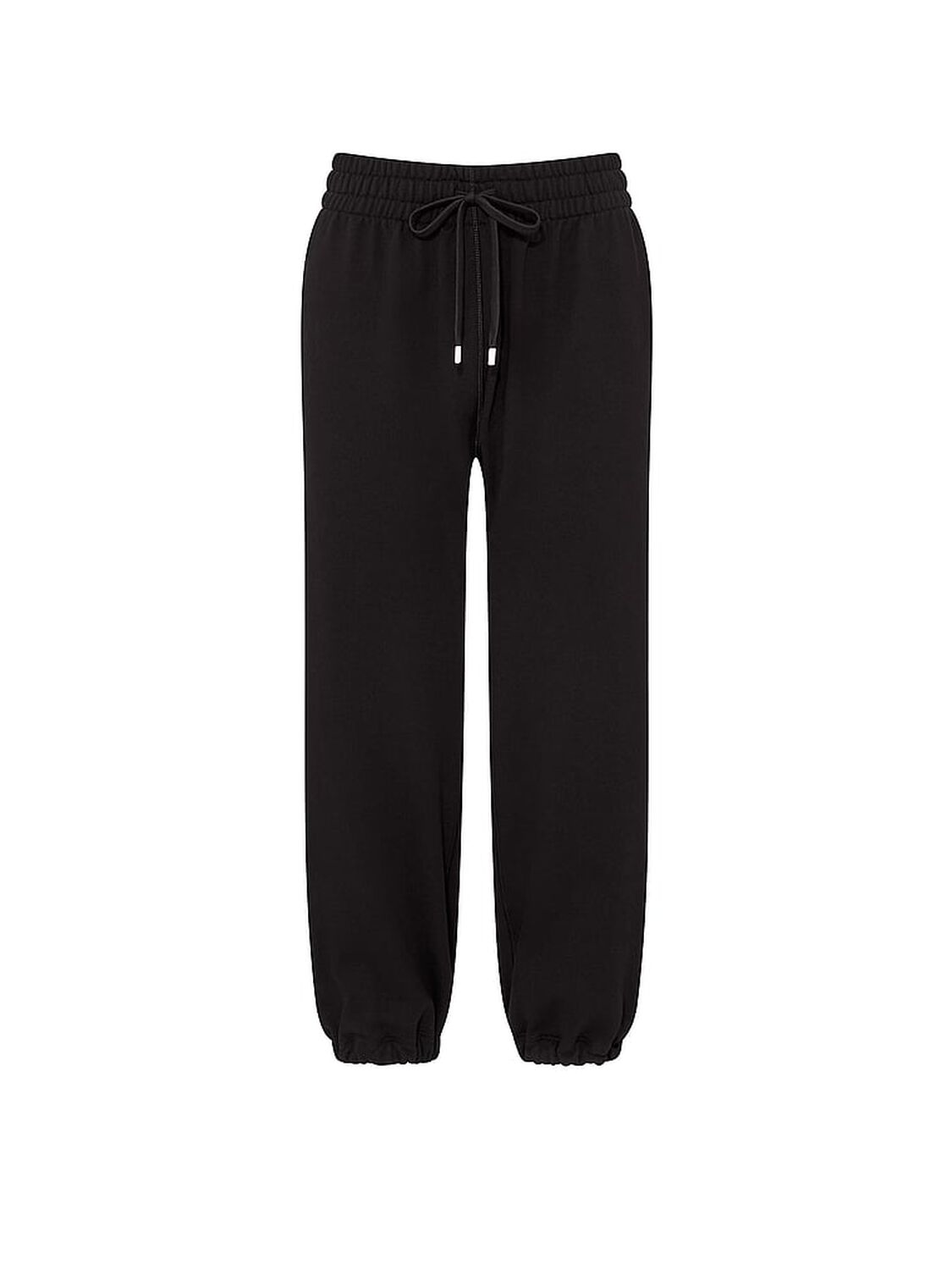 vs Angel Essentials Terry Cropped Jogger Sweatpants Black 3 of 3 