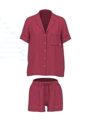 Glazed Satin Short Pajama Set