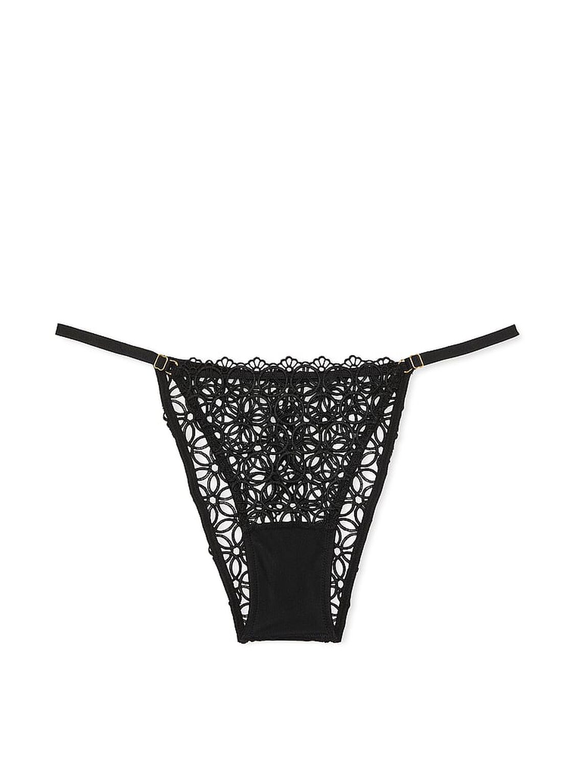 vs Very Sexy Geo Daisy Lace Adjustable Brazilian Panty 3 of 4 