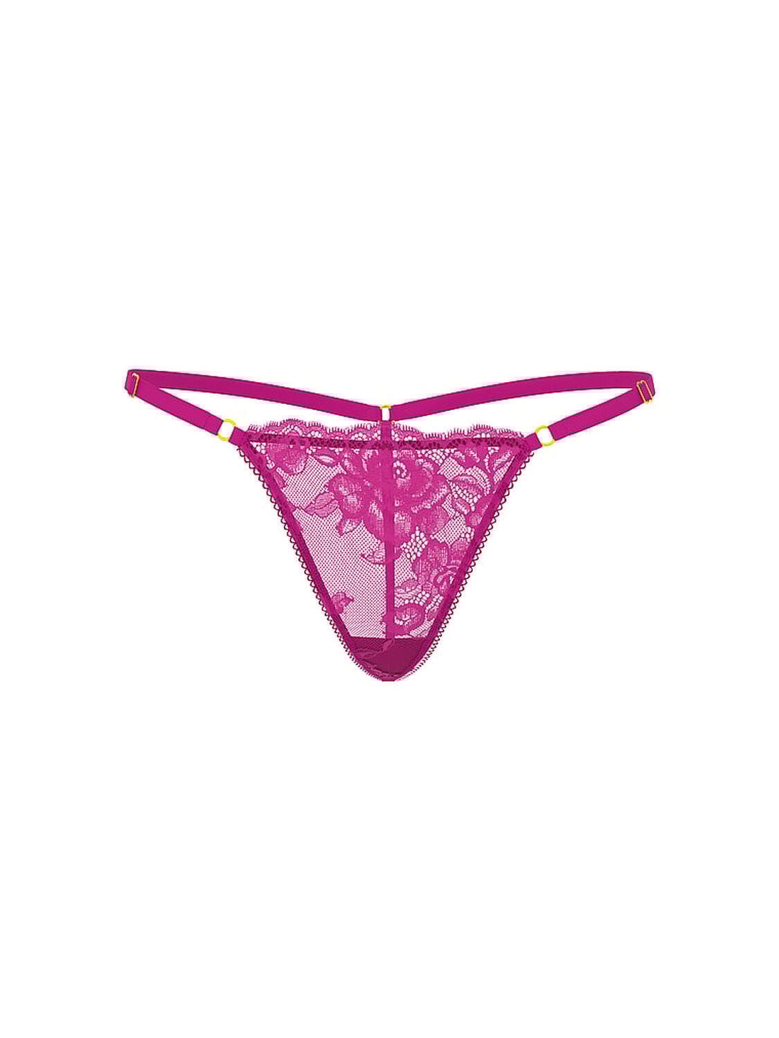 vs Very Sexy Rose Lace Adjustable V-String Panty Berrylicious 3 of 4 