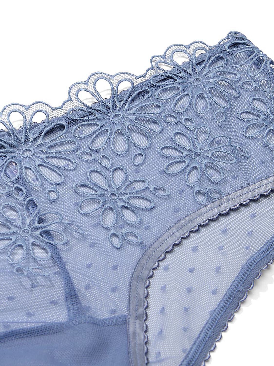 vs The Lacie Eyelet Mesh Cheeky Panty Periwinkle Blue 5 of 5 
