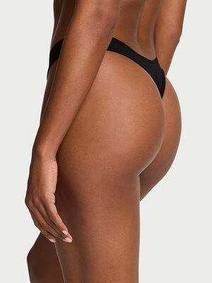 Ultra-Fine Modal High-Leg Scoop Thong Panty