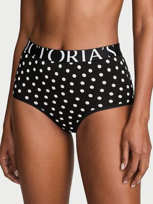 Exploded Logo Cotton Modern Brief Panty