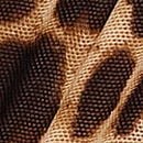 Geo Leo Mesh Ruffled Cheeky Panty, Leopard, swatch