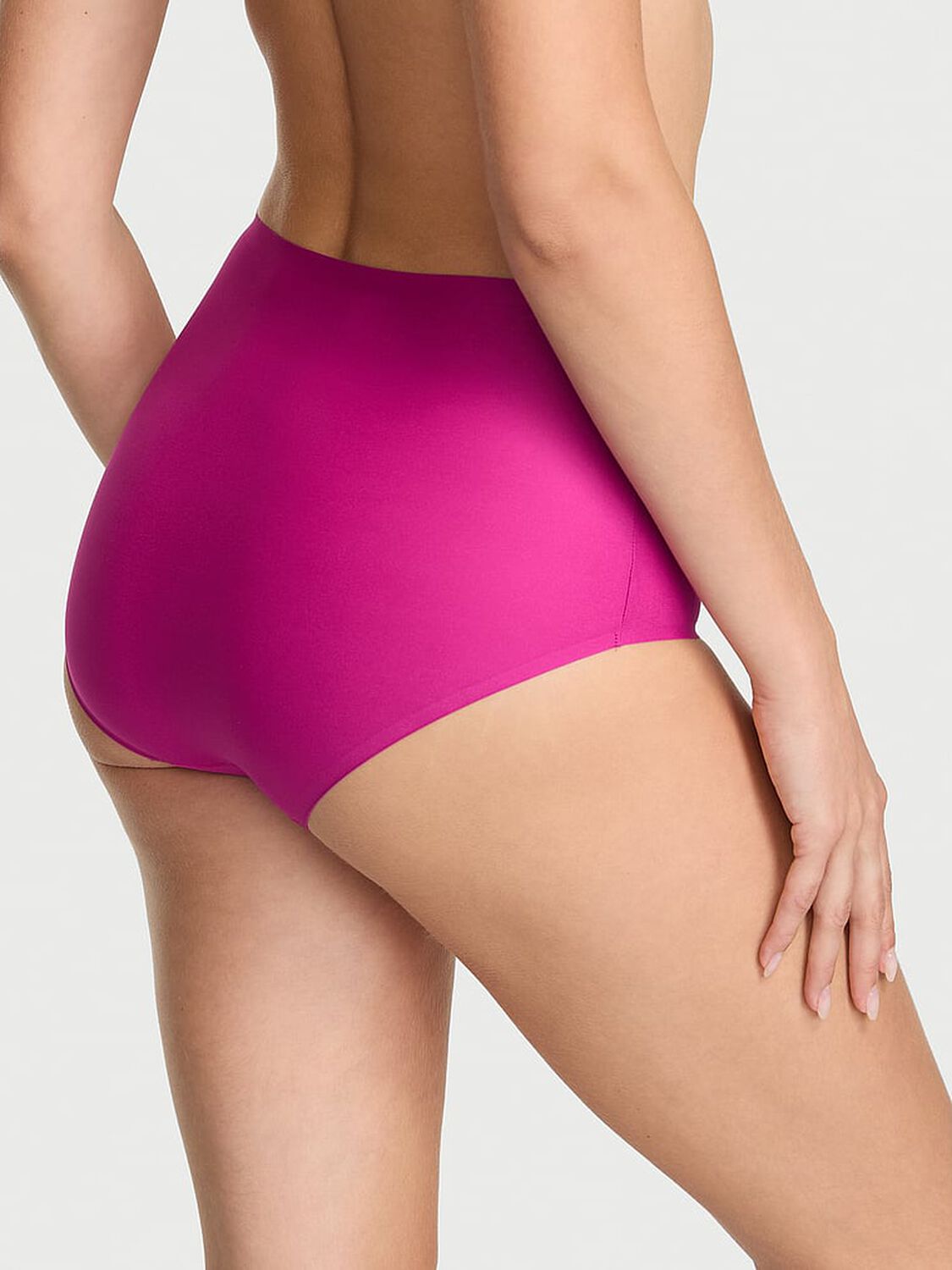vs Body By Victoria Body by Victoria Flex Mid-Rise Modern Brief Panty Allure Pink 2 of 3 