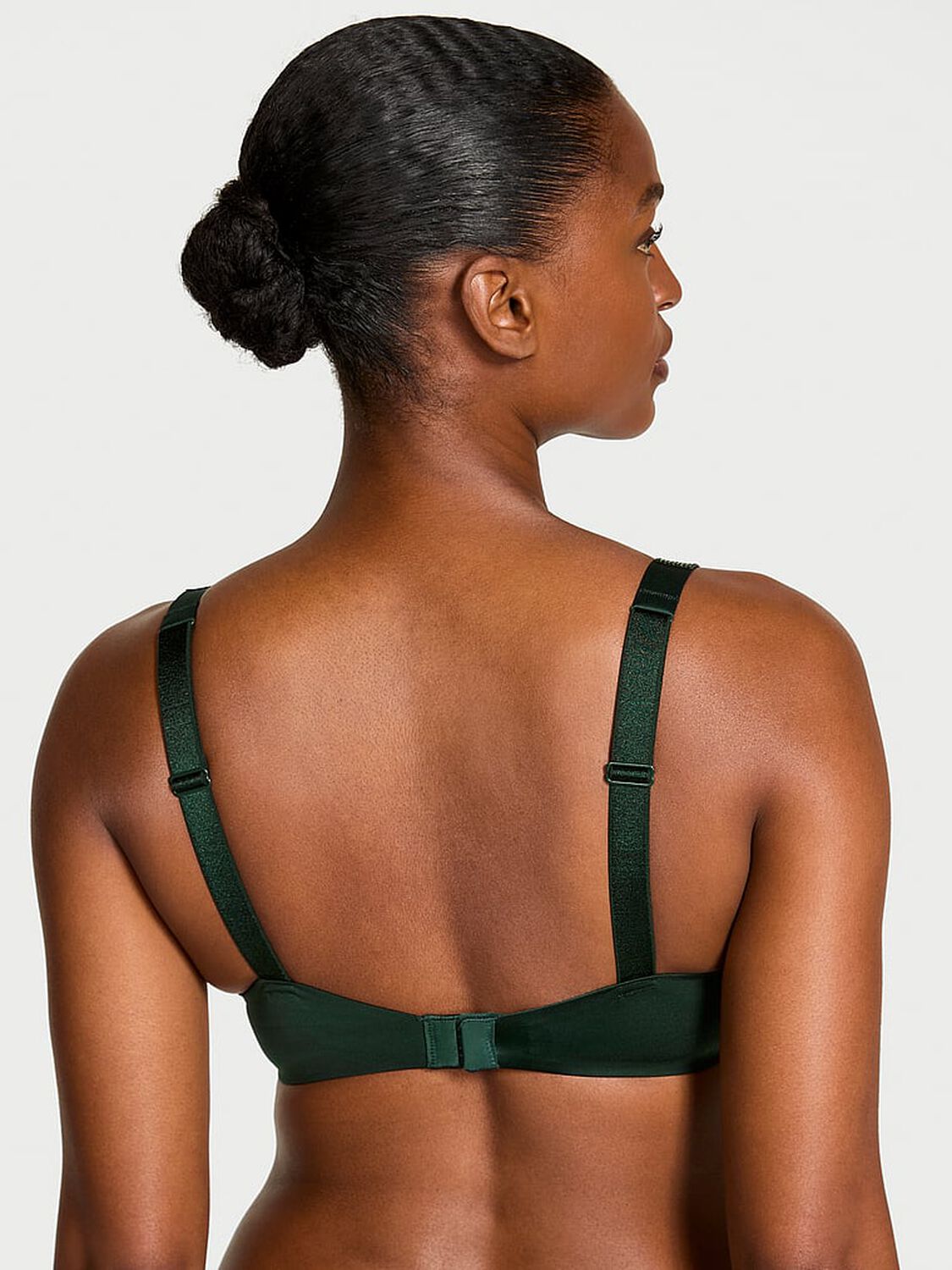 vs Very Sexy Logo Shine Strap Push-Up Bra Cilantro 2 of 4 