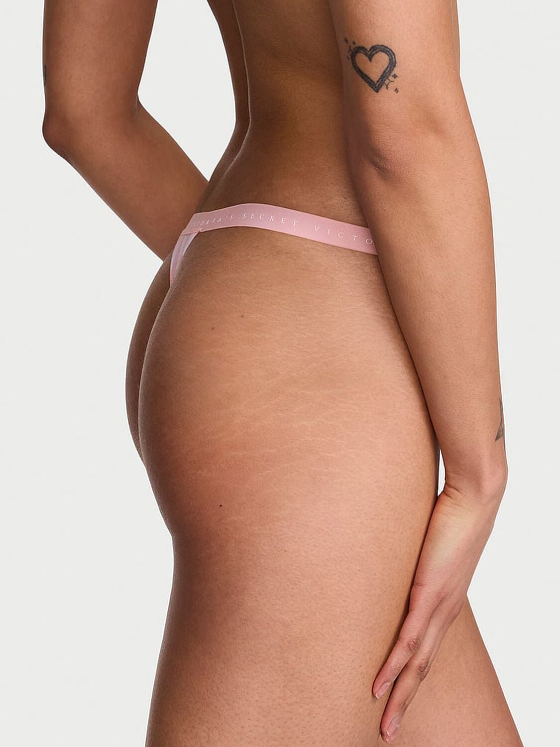 vs Victoria's Secret Stretch Cotton V-String Panty Print 2 of 3 