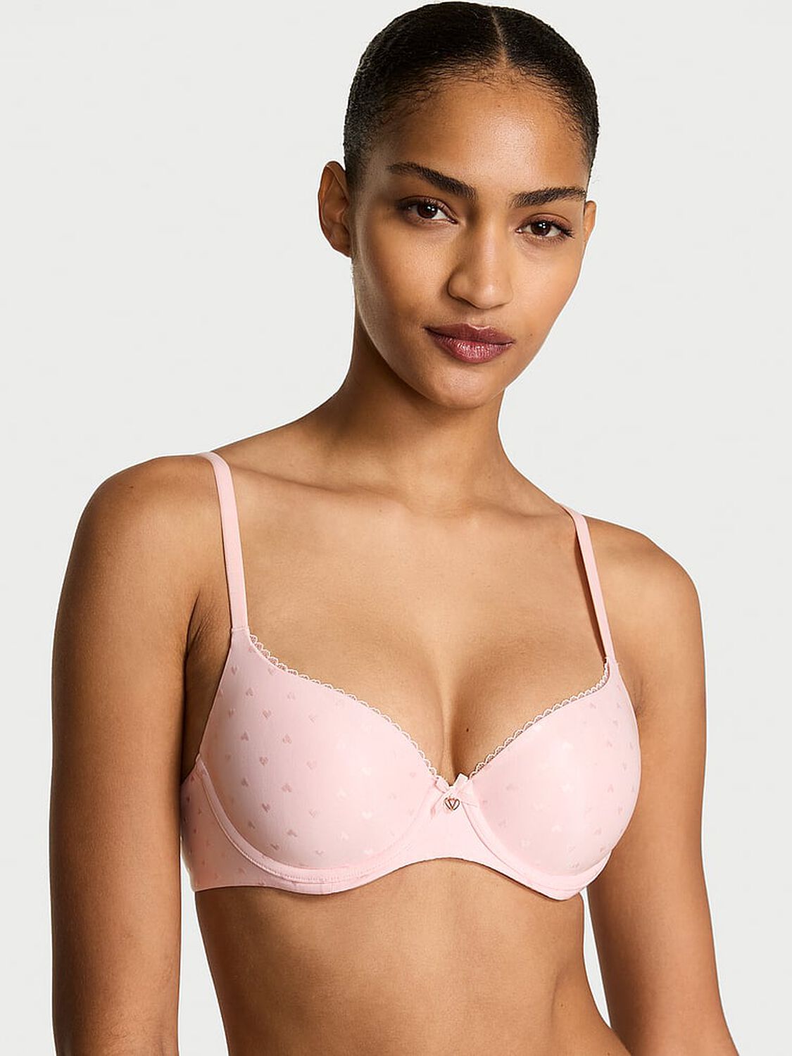 vs Body By Victoria Lightly Lined Demi Bra Angel Pink 1 of 4 