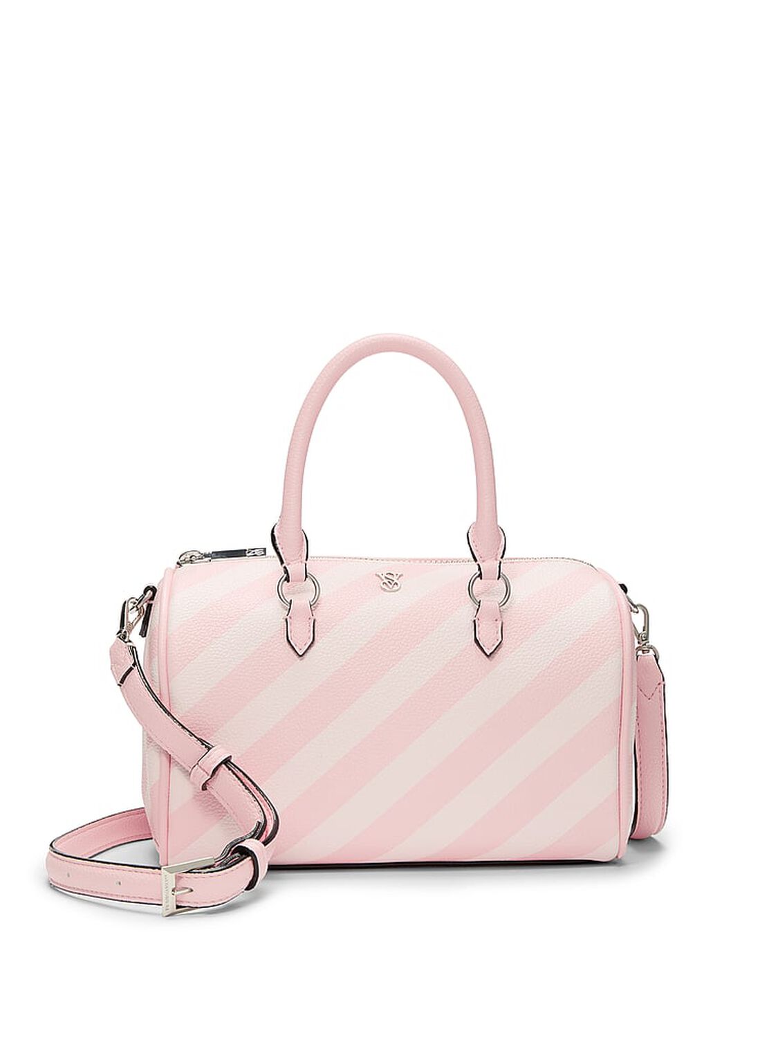 vs Victoria's Secret Mini Duffle Crossbody Bag Heritage Stripe 1 of 4 