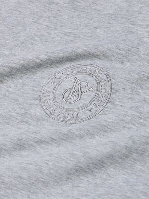 Flannel Long-Sleeve Tee-Jama Set