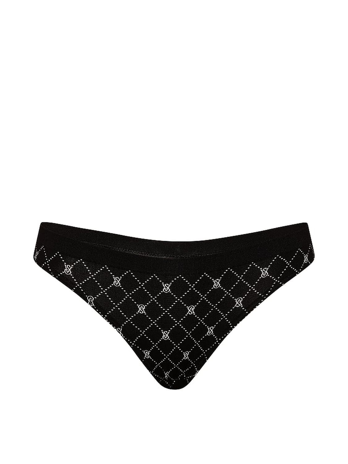 vs Seamless Seamless Thong Panty Black Diamond Logos 3 of 3 