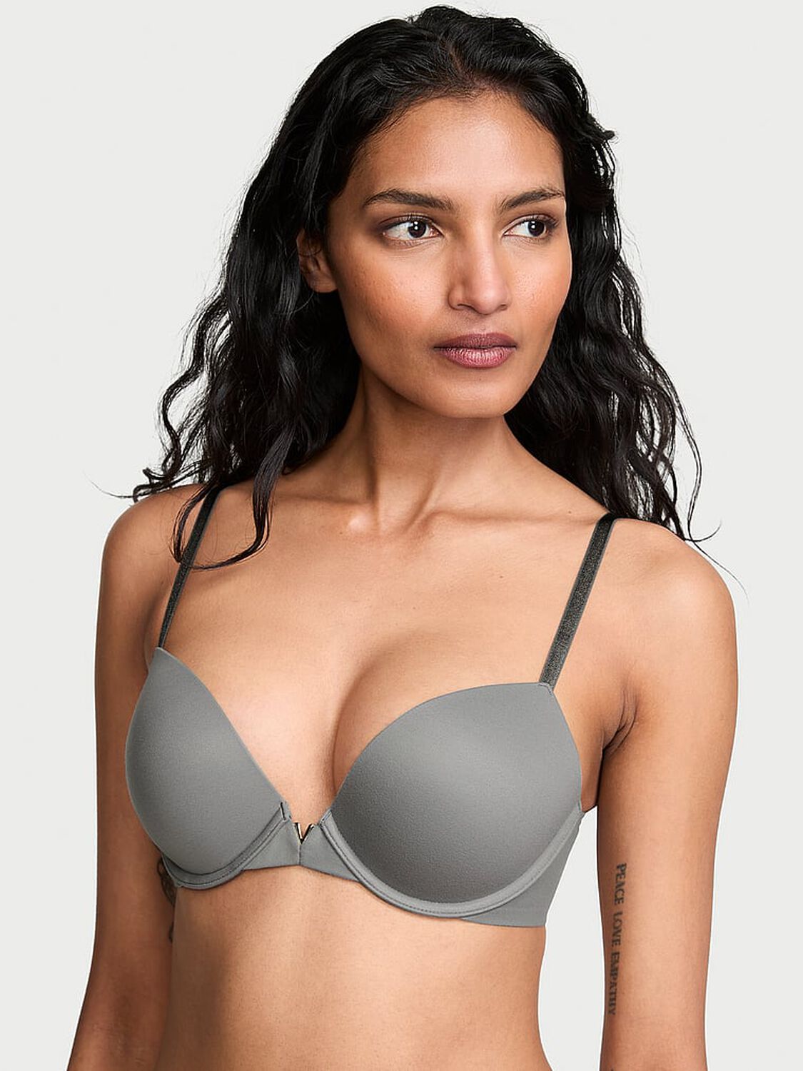 vs Love Cloud Smooth Push-Up Bra Steel Grey 1 of 2 