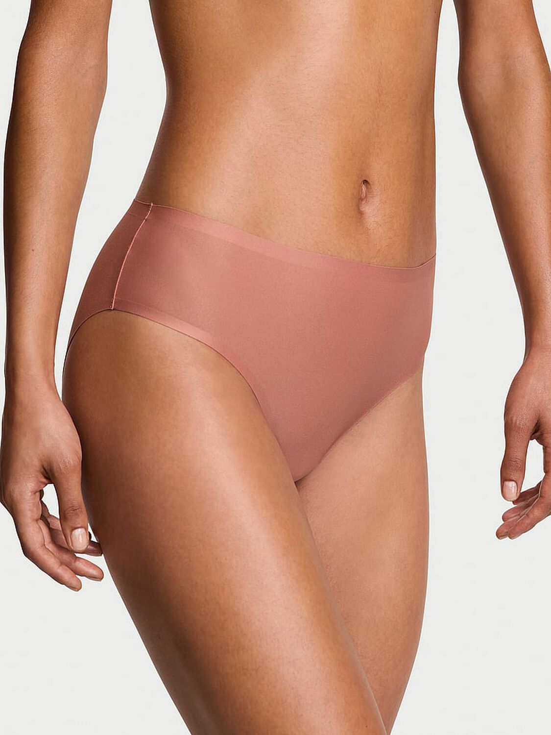 vs Body By Victoria Body by Victoria Flex Mid-Rise Bikini Panty Desert Blush 1 of 3 
