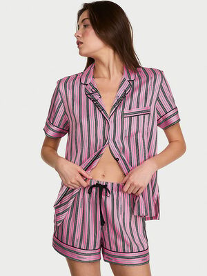 Signature Satin Short Pajama Set