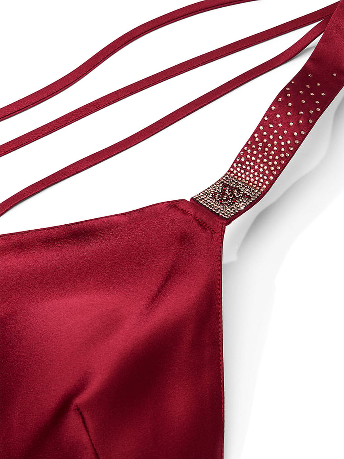 vs Victoria's Secret Scattered Shine Strap Satin Strappy-Back Slip 4 of 4 