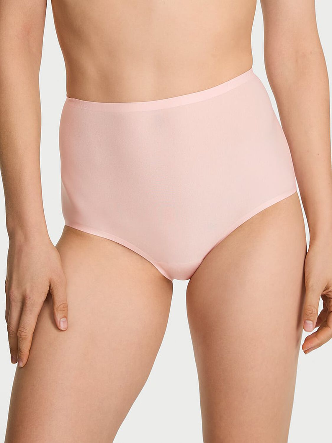 vs Body By Victoria Body by Victoria Flex Mid-Rise Modern Brief Panty Purest Pink 1 of 2 