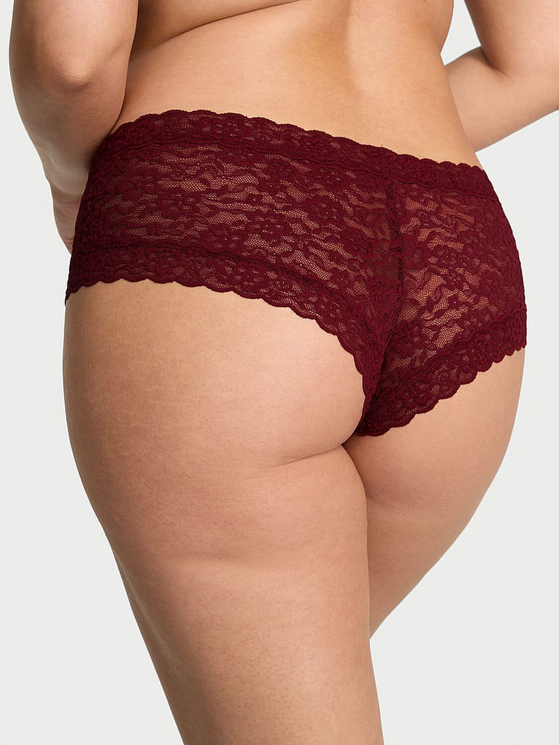 vs The Lacie Lace Cheeky Panty Sangria Red 2 of 3 