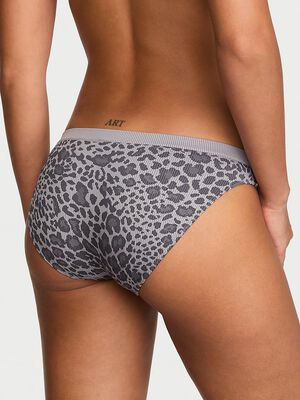 Seamless Leopard Rib Bikini Panty
